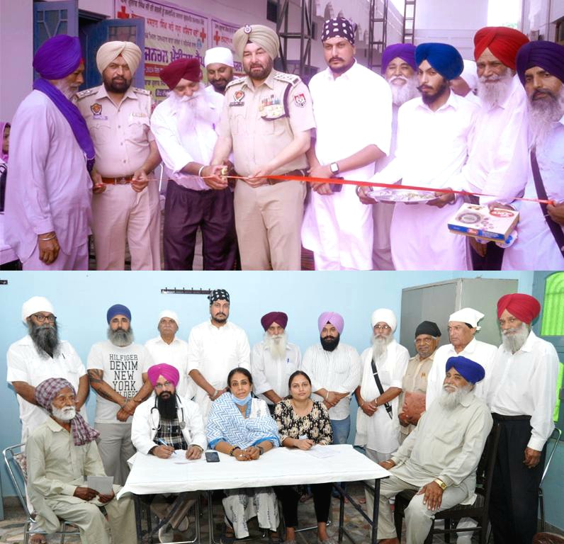 On the occasion of the death anniversary of Baba Gulab Singh ji, a free medical checkup camp was held at village Nora